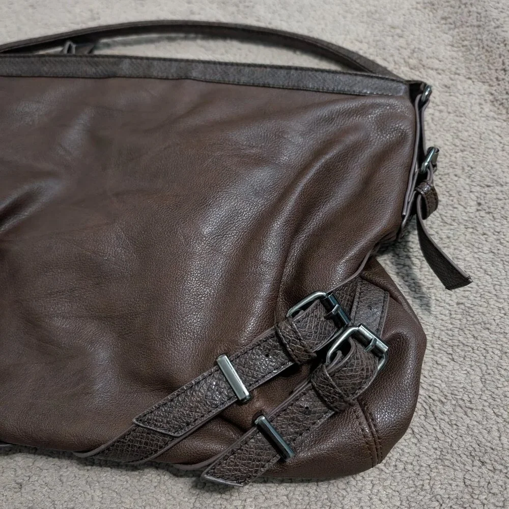 Slouchy hobo shoulder bag